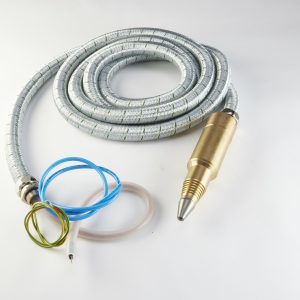 Arcospot electrode head, complete with 2.0 m HV hose